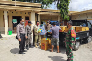 Kodim Loteng Terus Pantau dan Dampingi Penyaluran Bansos