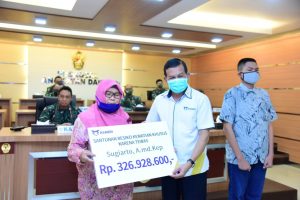 Asabri Santuni Dua Ahli Waris Pahlawan Kesehatan TNI AD