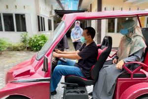 Woow, Keren Mobil Tenaga Listrik, Karya Anak SMK NTB Bisa Gantikan Cidomo