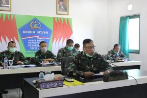 Songsong New Normal Danrem 162/WB Vicon Dengan Pangdam IX/Udayana, Ini Yang Disampaikan