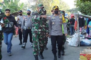 Dandim Loteng dan Kapolres Cek Pasar Sukarara Jonggat, Ada Apa ?