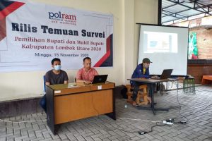 Survei Polram Tempatkan Paslon NADI Unggul dari JODA di Pilkada KLU