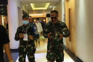 Pastikan Debat Ke 2 Pilkada Loteng Sesuai Prokes Dandim Pantau Langsung Ke Lokasi Debat