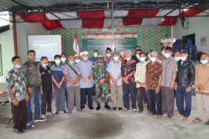 Dandim Loteng Silaturahmi Dengan KBT Samakan Visi Misi di Era Kekinian