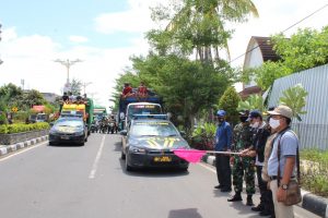 Pelepasan Logistik Pilkada, Dandim Loteng : Bersama Polri Siap Amankan pendistribusian logistik dan saat pungut hitung di tingkat TPS sampai KPU