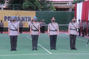 Polda NTB Gelar Upacara Serah Terima Jabatan Kabid Propam dan Kapolresta Mataram