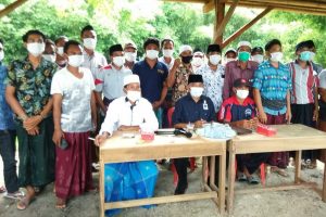 Wirakse Gelar Reses di Teruwai, Kades Minta Kualitas Pengerjaan di Tingkatkan