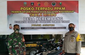 Putus Mata Rantai Peyebaran Covid-19 Di Loteng, TNI – Polri Terapkan 3M, 3T dan Dirikan Pos Terpadu PPKM Di Janapria