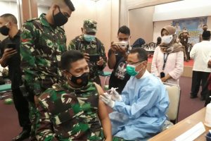 Dandim 1620/Loteng di Vaksin Sinovac, Langkah Memutus Rantai Penyebaran Covid-19