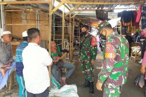 Kodim Loteng Gencar Edukasi Prokes dan PPKM Percepat Penanganan Covid-19