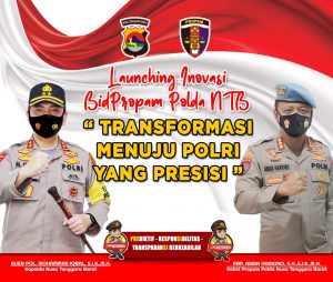 Tingkatkan Pelayanan, Polda NTB Launching Sejumlah Inovasi