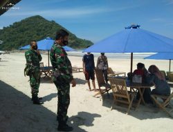 Jelang Tradisi Adat Bau Nyale, Kodim Loteng Intensifkan Patroli Cegah Kerumunan