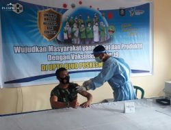 Cegah Covid-19 Prajurit Kodim 1620/Loteng Mulai Ikuti Vaksinasi Tahap I