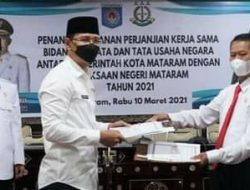 Pemkot dan Kejari Mataram Bersinergi di Bidang Perdata dan Tata Usaha Negara