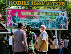 Kodim 1620/Loteng Gelar Apel Terpadu Bersama Fasilitator TNI, Polri Dan Sipil Percepat Progres RTG