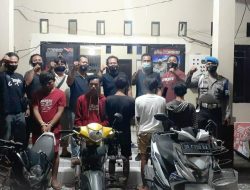 Miris, lima Terduga Pelaku Curanmor, Tiga Masih Status Pelajar SMP Di Bekuk Polisi