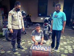 Seorang Ojek, NS Membawa Tuak Diamankan Polisi