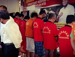 12 Tersangka Narkoba Di Ringkus Polda NTB, Bandar Besar Di Tiga Gili Target Selanjutnya