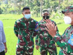 Dandim Loteng, Dampingi Danrem Tinjau Lokasi Pemasangan Pompa Hidram Di Batukliang Utara