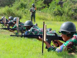TNI Gelar Latbakjatri Di Batalyon A Sat Brimob Polda NTB