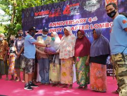 Anniversary 4th VES Community Chapter Lombok NTB Peduli Kemanusiaan