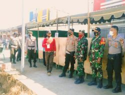 TNI-POLRI Bersama Porkompimda Cek Pelaksanaan Pilkades Serentak Di Dompu