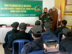 TMMD Ke 111, Kodim 1620/Loteng Berikan Wasbang Kepada 35 Anggota BKD