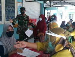 Vaksin Untuk 1.500 Warga Di Desa Bagu Di Gelar Kodim 1620 Loteng