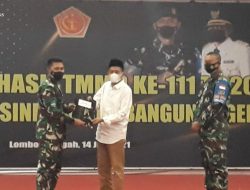 Bupati Loteng Apresiasi TMMD Ujud Sinergi Bangun Bangsa Ke-111 Di Loteng