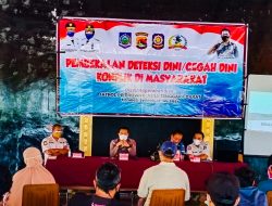 TNI-Polri dan Pol PP Sosialisasi Deteksi Dini Cegah Konflik Masyarakat di Loteng