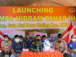 Dandim Loteng Launching Pompa Hidram Tahap III Dan deklarasikan Jaga Alam Di Desa Stiling