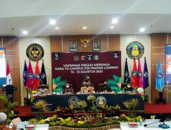 TNI-Polri Bersama Pemda Loteng Gelar Vaksinasi Presisi Merdeka Goes To Campus