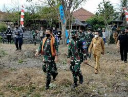 Kunker Pangdam Udayana Di Wilayah Kodim Loteng, Lakukan Penanaman Pohon Mangrove