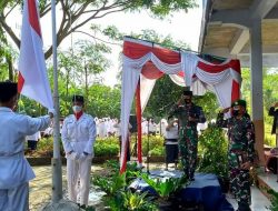 Pimpin Upacara HSN Dandim Loteng, Teladani Semangat Santri Terdahulu