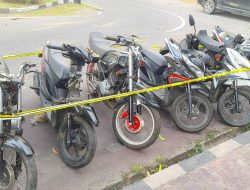 6 Unit Kendaraan Bermotor Tertimbun Di Kebun Warga Berhasil di Ungkap Tim Opsnal Brimob Polda NTB