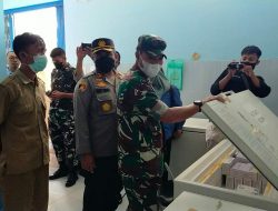 Dandim 1620/Loteng Bersama Kapolres Loteng Cek Stok Vaksin Kejar Target 100%