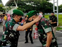 Ini, Tradisi Penyambutan Pejabat Baru Danrem 162/WB