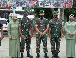 Akrab Penuh Rasa Kekeluargaan, Dandim Loteng Pimpin Upacara Korpraport Tiga Orang Anggotanya