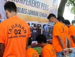 Keren!! Awal Tahun 2022, Polres Loteng Ungkap Lima Kasus 3C Dan Amankan Tujuh Tersangka
