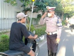 Jelang Helatan MotoGP, Sat Lantas Polres Loteng Gelar Razia Ranmor