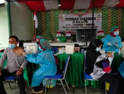 Jelang Helatan MotoGP The Mandalika, Kodim 1620/Loteng Lanjutkan Serbuan Vaksinasi di Loteng 