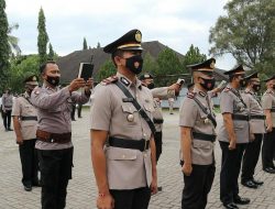 Serah Terima Jabatan PJU Polres Loteng di Pimpin Kapolres