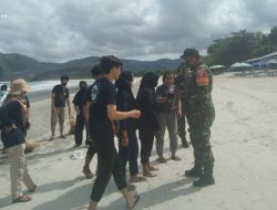 Di Perayaan Pesona Bau nyale, Anggota Kodim 1620/Loteng Di Siagakan 24 Jam