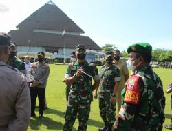 Jelang Helatan MotoGP TNI-Polri dan Satpol PP Laksanakan Apel Siaga Cipta Kondisi Kamtibmas Di Wilayah Lombok Tengah