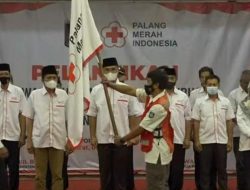 Ketua PMI NTB Ridwan Hidayat Lantik Pengurus PMI Loteng Masa Bakti 2021-2026