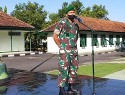 Sikapi Aksi Unras Serentak 11 April Kodim Loteng Gelar Siaga Pasukan