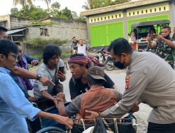 Kapolres Loteng dan Dandim 1620 Bersama TAC Santuni Penyandang Disabilitas