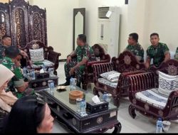 Dandim Loteng Sambut Kedatangan Danrem 162/WB Di BIL