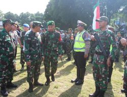 TNI Polri Gelar Apel Kesiapan Pasukan Pam VVIP Kunker Wakil Presiden RI Ke NTB