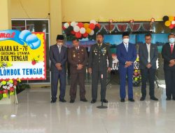 Kuatkan Sinergitas, Dandim Dan Forkopimda Rayakan HUT Bhayangkara Ke-76 Di Polres Lombok Tengah